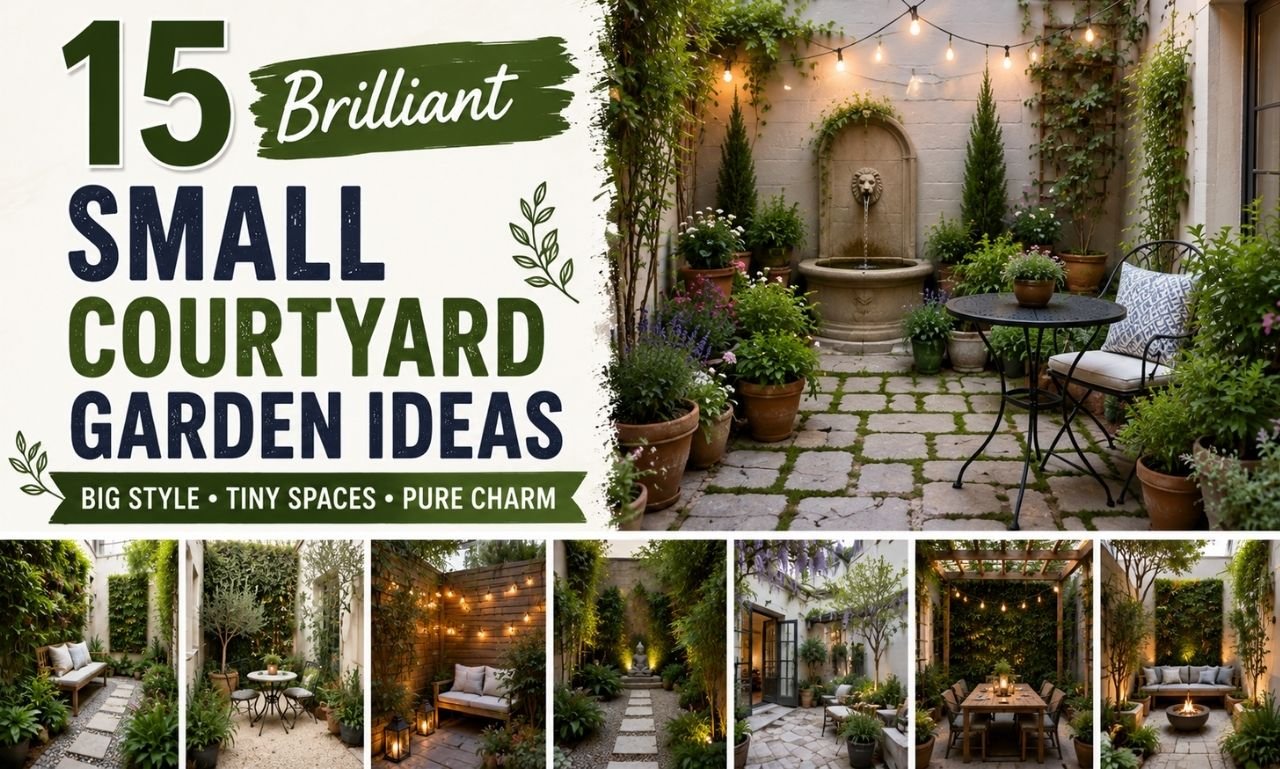 15 Brilliant Small Courtyard Garden Ideas