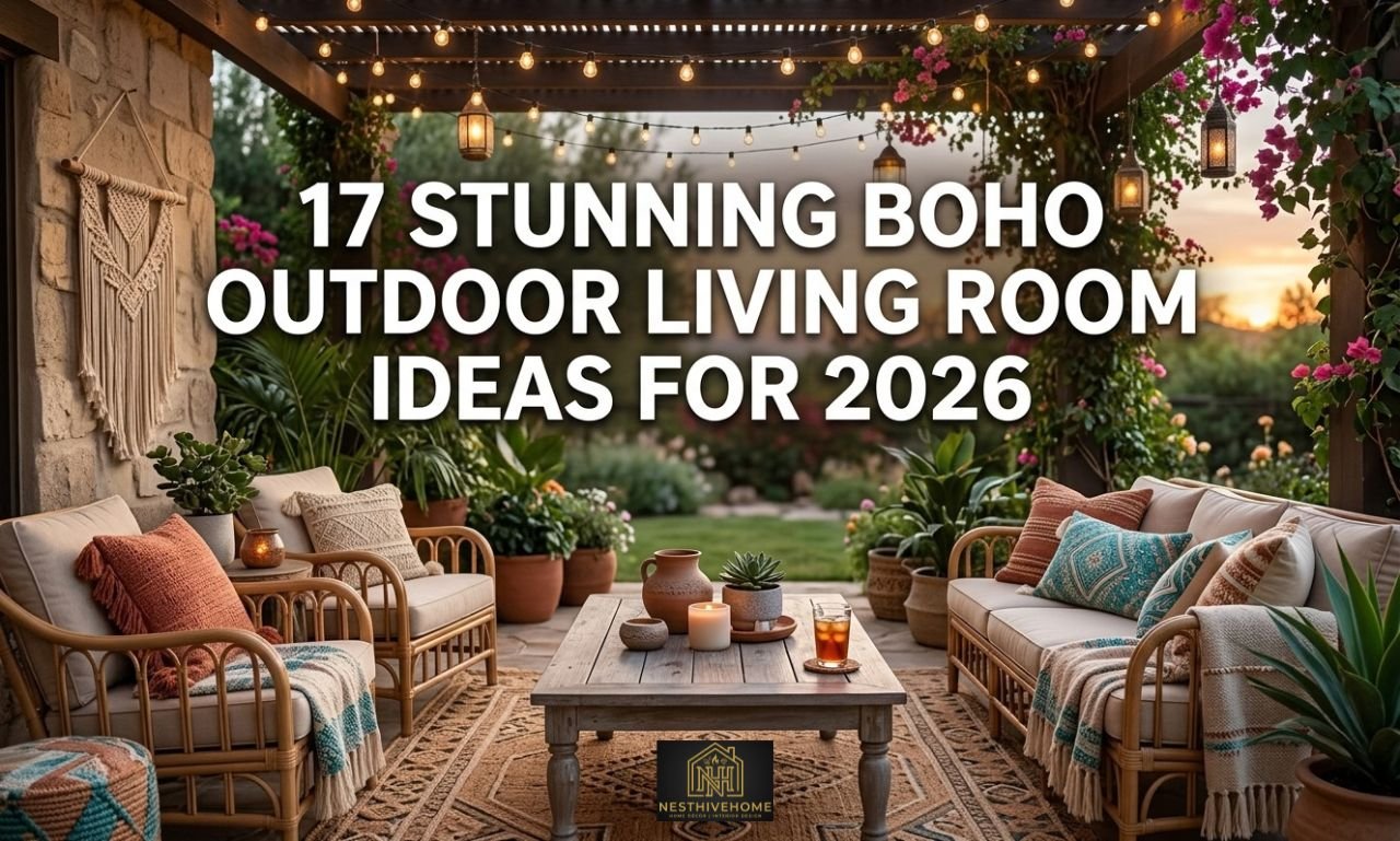 10 Stunning Boho Outdoor Living Room Ideas for 2026