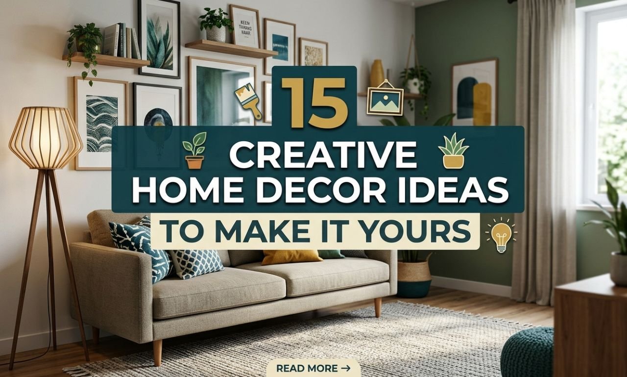 15 Creative Home Decor Ideas to Make It Yours