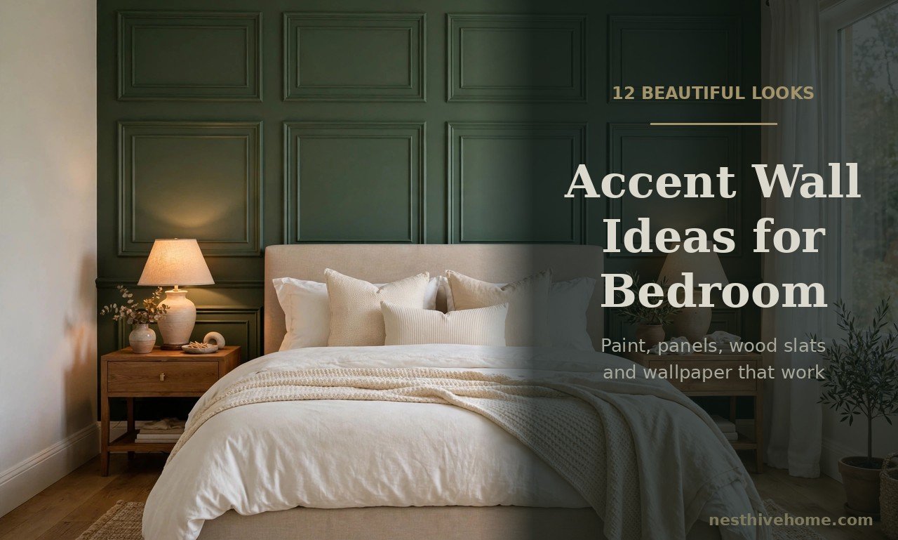 Accent Wall Ideas for Bedroom: 12 Beautiful Looks You’ll Love
