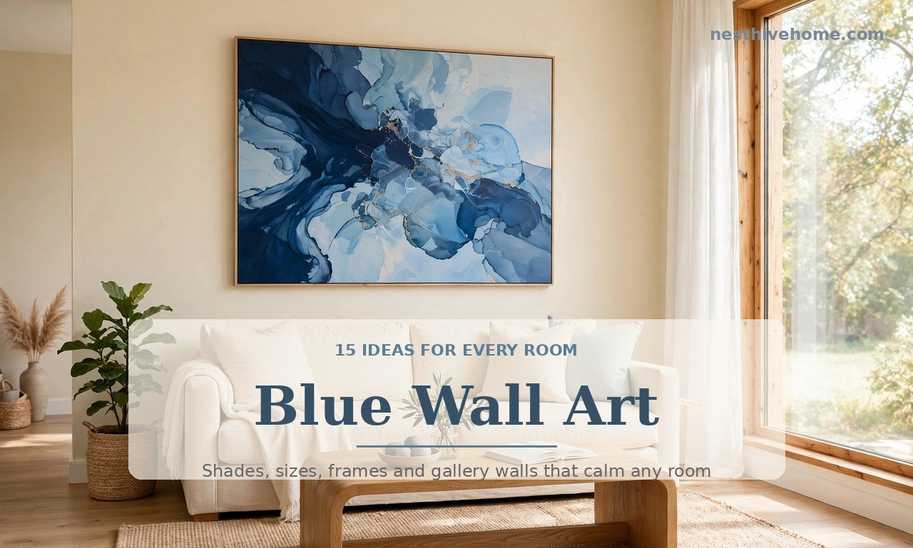 Blue Wall Art: 15 Beautiful Ideas to Transform Your Home