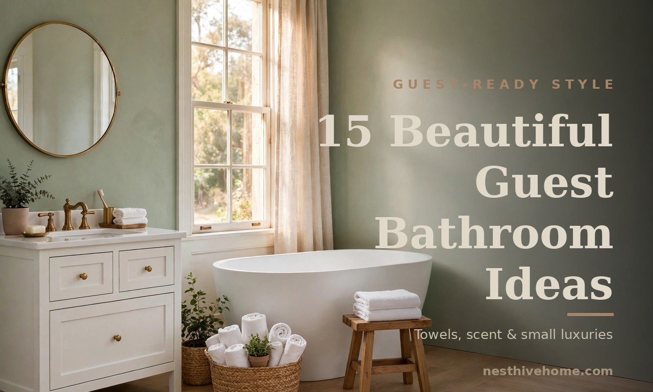 Guest Bathroom Decor Ideas: 15 Ways to Make Visitors Feel at Home
