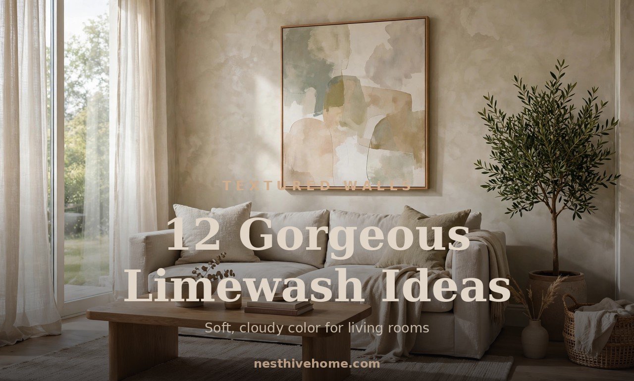 Limewash Paint Ideas Living Room: 12 Gorgeous Looks