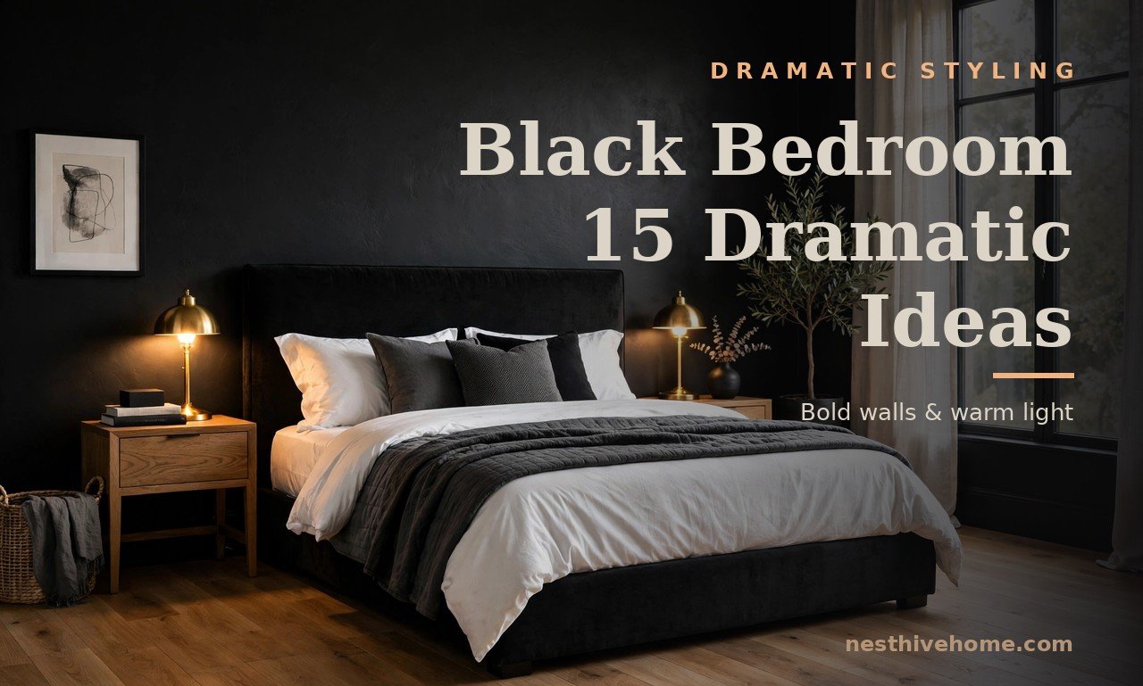Black Bedroom: 15 Dramatic Ideas for a Stylish Retreat